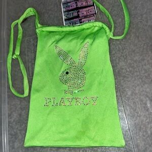 Playboy green stripper bag